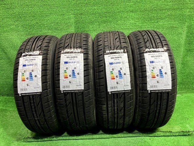【新品】 radar サマー レーダー RiveraPro2 185/60R15 4本 7ミリ 2025年 タイヤ 15インチ 夏