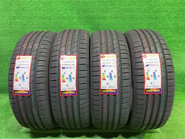 【新品】 Minerva サマー ミネルバ ECO SPEED2 SUV 225/55R18 4本 7ミリ 2025年 タイヤ 18インチ 夏