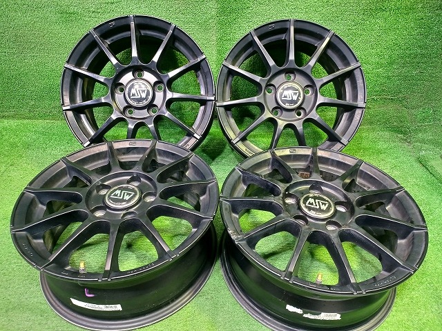 【中古】 MSW AUCJZ ホイール 15インチ 6J 5穴 4本 112 +47|鈴木商会 店
