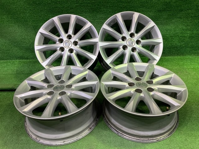 【中古】 トヨタ TOYOTA 純正 クラウン GRS202 ホイール アルミ シルバー 17インチ 7J 5穴 4本 114.3 +45
