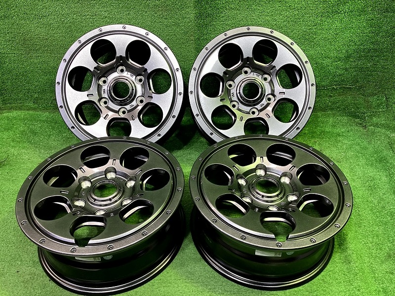 【新品】 ロードマックス マッドエージェント 新品 ホイール 15インチ 6J 6穴 4本 139.7 +33