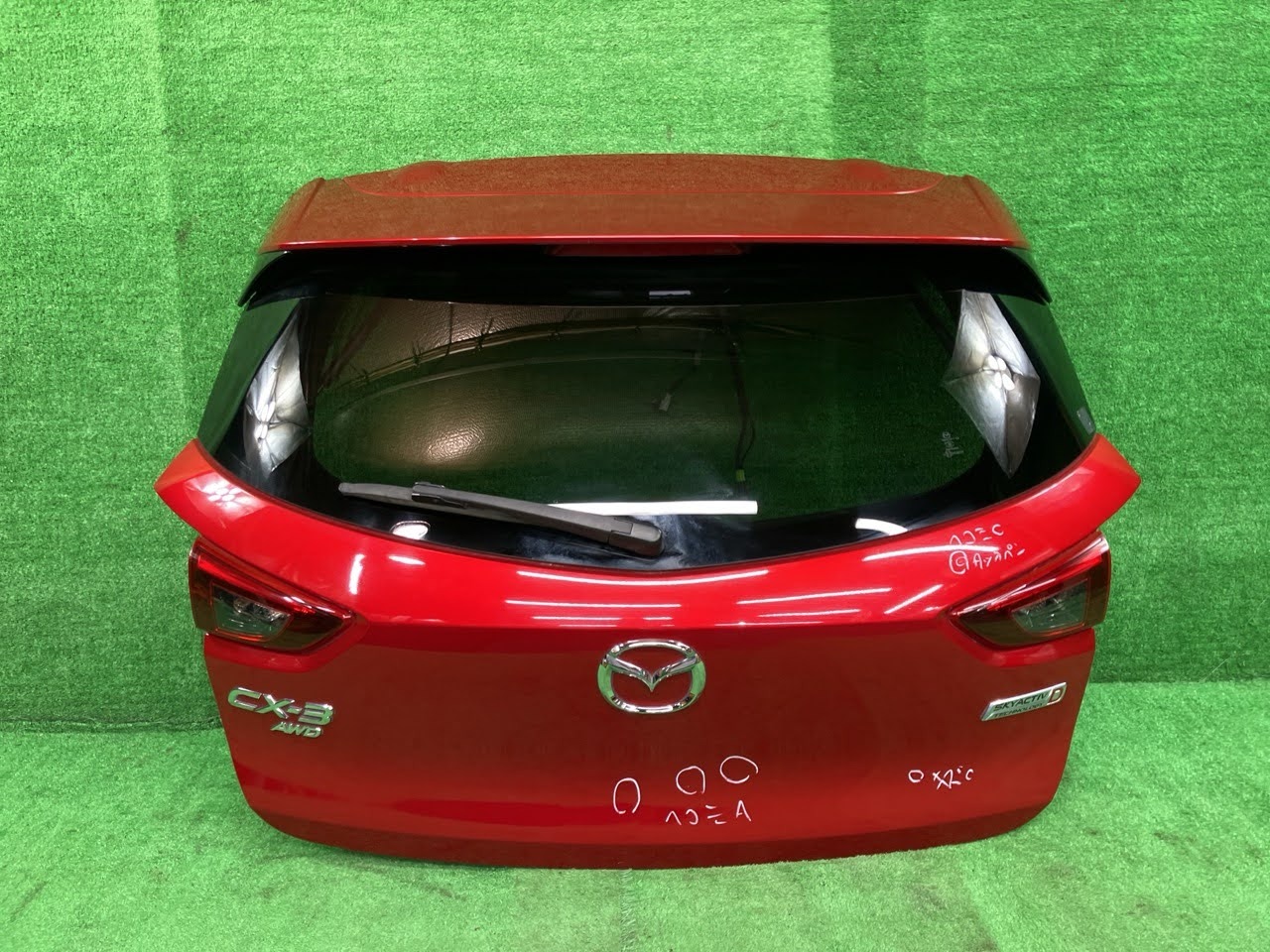 【中古】 CX-3 DK5AW バックドア・リアゲート XD ツーリング Lパッケージ 4WD ニホンイタ M28Q8 DKY0-62-02XA 41V