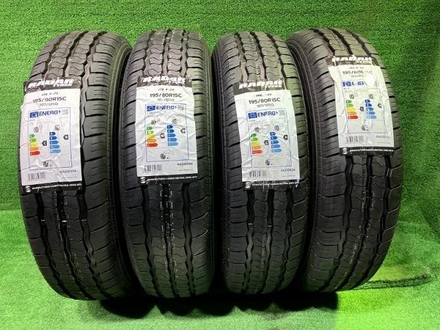 【新品】 radar サマー レーダー RLT71 195/80R15 107/105Q 4本 8ミリ タイヤ 15インチ 夏|鈴木商会 店