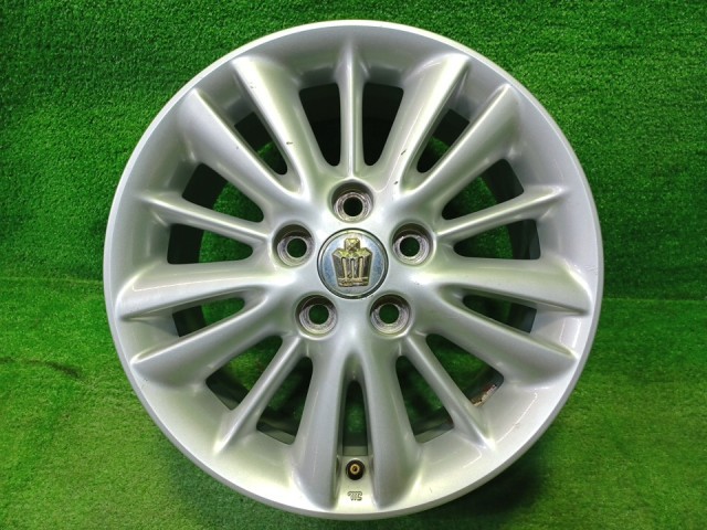 【中古】 トヨタ TOYOTA 純正 クラウン GRS182 ホイール アルミ シルバー 16インチ 7J 5穴 1本 114.3 +50
