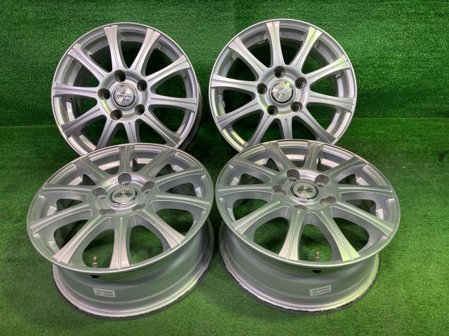 【中古】 ゼレーナ ステップワゴン ストリーム ホイール アルミ シルバー 15インチ 6J 5穴 4本 114.3 +53|鈴木商会 店