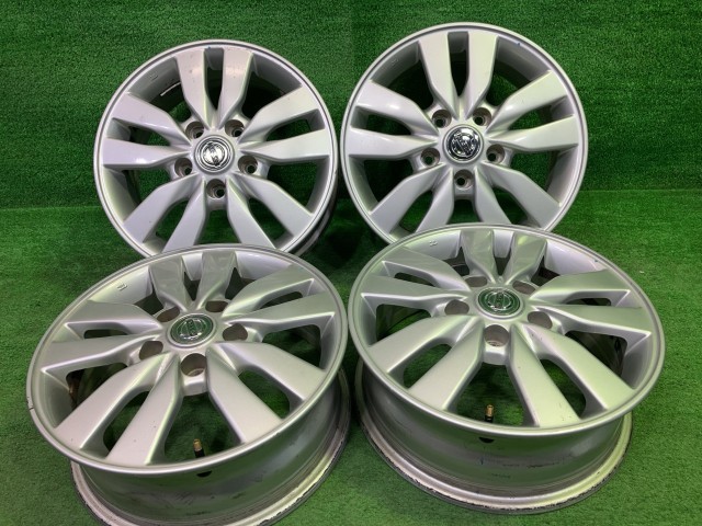 【中古】 日産 NISSAN 純正 セレナ C26 ホイール アルミ シルバー 15インチ 5.5J 5穴 4本 114.3 +45 D0300-1VA1A