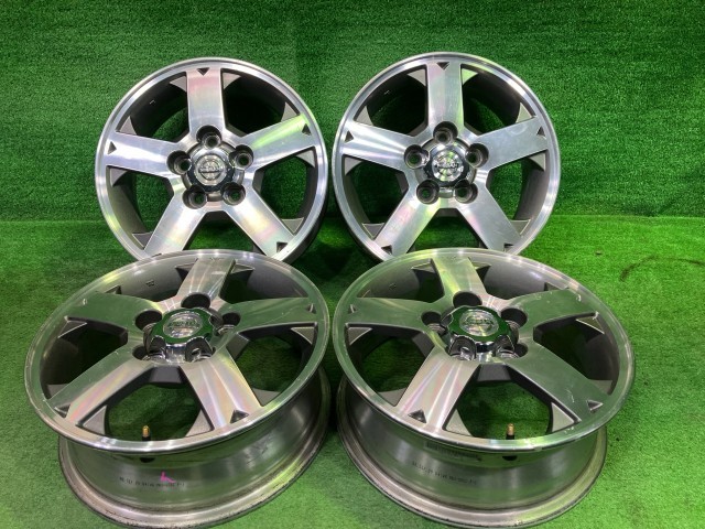 【中古】 日産 NISSAN 純正 キックス H59A ホイール アルミ ポリッシュ 15インチ 5.5J 5穴 4本 114.3 +46