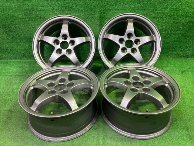 【中古】 トヨタ TOYOTA 純正 SAI AZK10 ホイール アルミ ガンメタ 16インチ 6.5J 5穴 4本 114.3 +39 42611-75011
