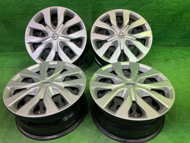 【中古】 日産 NISSAN 純正 エクストレイル T32 ホイール スチール シルバー 17インチ 7J 5穴 4本 114.3 40300-4CE0B