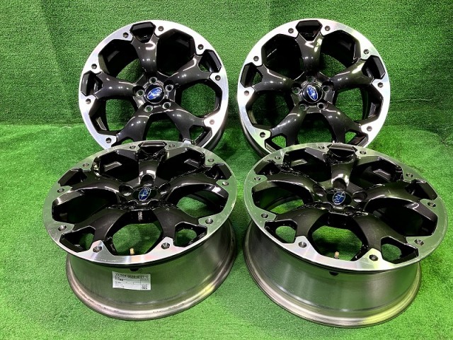【中古】 スバル SUBARU スバル純正 GT7 XV GT7 ホイール 17インチ 7J 5穴 4本 100 +55 28111-FL310