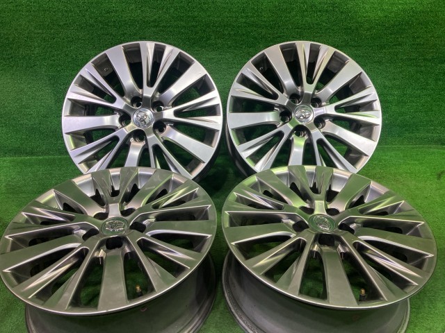 【中古】 トヨタ TOYOTA 純正 アルファード ANH25W ホイール アルミ ハイグロス 18インチ 7.5J 5穴 4本 114.3 +48