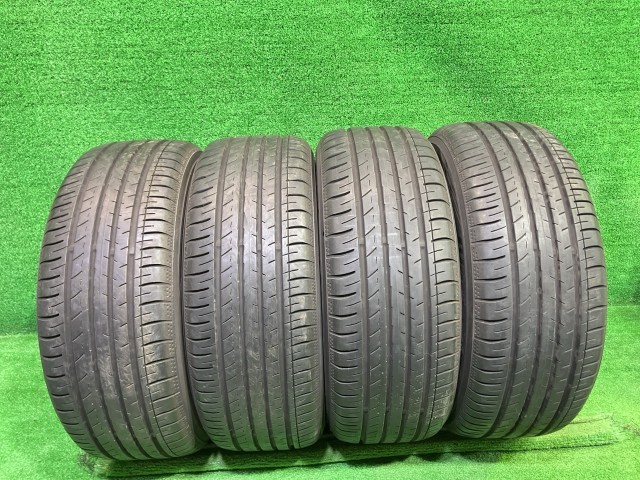 【中古】 YOKOHAMA サマー ヨコハマ ブルーアースGTAE51 195/55R15 4本 6ミリ 2024年 タイヤ 15インチ 夏