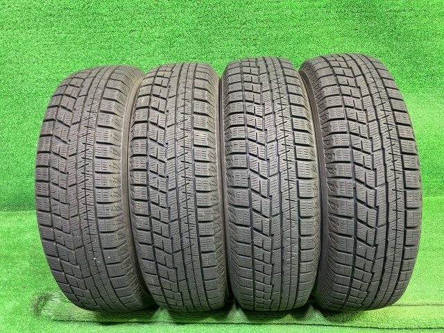 【中古】 YOKOHAMA スタッドレス ヨコハマ アイスガードIG60 165/65R14 4本 7ミリ 2024年 タイヤ 14インチ 冬