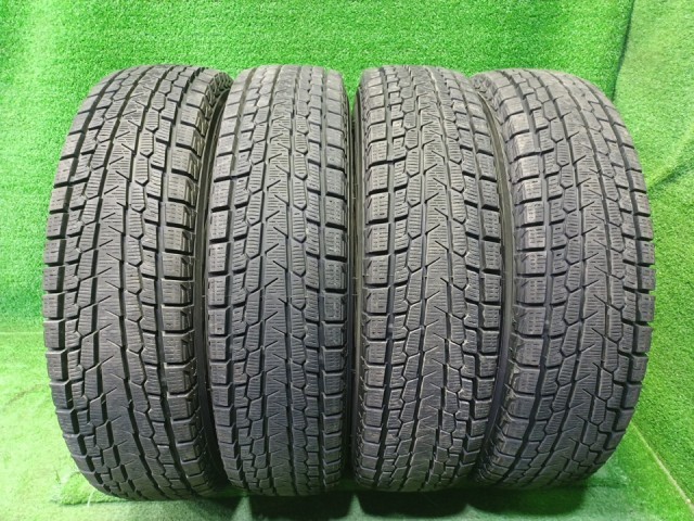 【中古】 YOKOHAMA スタッドレス ヨコハマ アイスガードG075 175/80R16 4本 2本7ミリ 2本8ミリ タイヤ 16インチ 冬