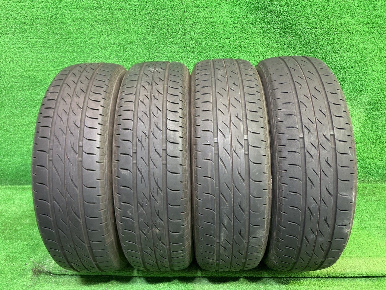 【中古】 BRIDGESTONE サマー ブリヂストン ネクストリー 165/60R15 4本 3ミリ 2022年 タイヤ 15インチ 夏