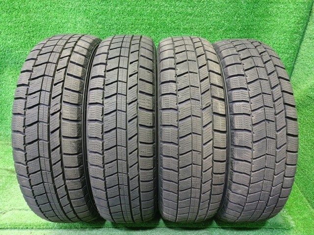【中古】 AUTOBACS スタッドレス オートバックス ノーストレックN5 155/65R14 4本 7ミリ 2025年 タイヤ 14インチ 冬