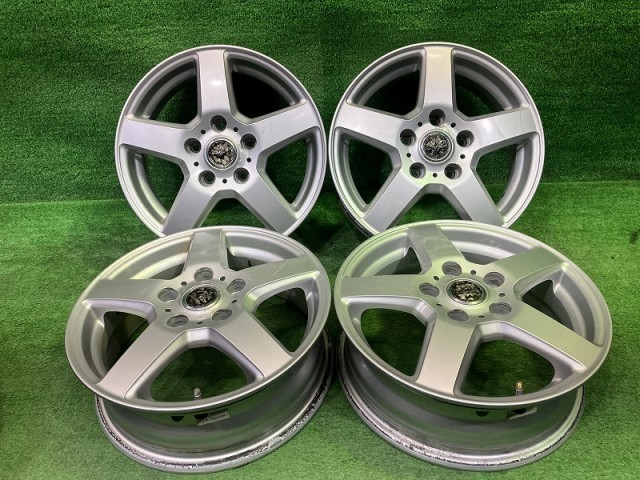 【中古】 シビラ テリオス ホイール アルミ シルバー 15インチ 5.5J 5穴 4本 114.3 +40｜鈴木商会　店