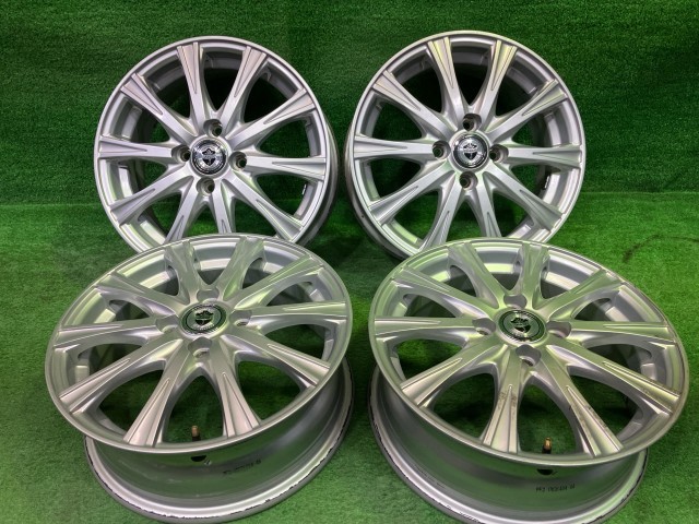 【中古】 ジョーカー フィット スイフト ホイール アルミ シルバー 15インチ 5.5J 4穴 4本 100 +50 15,444円
