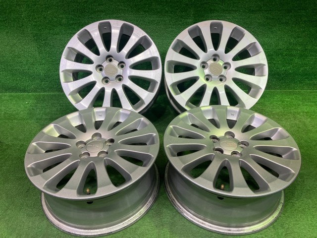 【中古】 スバル SUBARU 純正 インプレッサ GH2 ホイール アルミ シルバー 16インチ 6.5J 5穴 4本 100 +55 28111-FG171