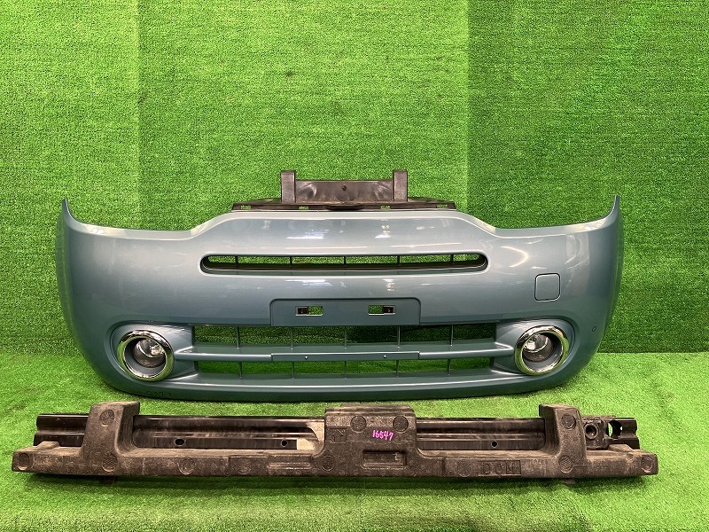 中古 キューブ Z12 フロントバンパー 15X インディゴ+プラズマ 62022-1FA1D RAH|鈴木商会 店