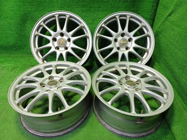 中古 ファイナルマインド ノア ヴォクシー エスクァイア ホイール アルミ シルバー 17インチ 7J 5穴 4本 114.3 +55|鈴木商会 店