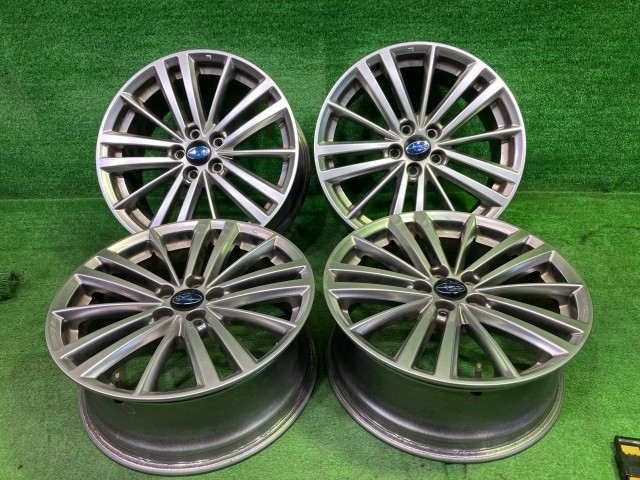 中古 スバル SUBARU 純正 インプレッサ GP7 ホイール アルミ シルバー 17インチ 7J 5穴 4本 100 +48｜鈴木商会　店