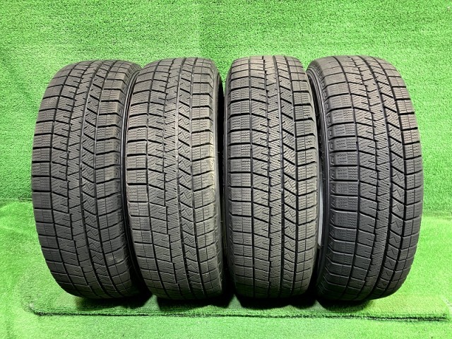 中古 DUNLOP ウィンター ダンロップ ウィンターマックスWM03 175/65R14 4本 7ミリ 2021年 塗装付着アリ タイヤ 14インチ 冬|鈴木商会 店