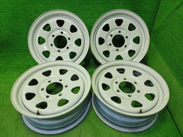 中古 日産 NISSAN 純正 エルグランド ATWE50 ホイール スチール ホワイト 16インチ 6J 6穴 4本 139.7｜鈴木商会　店