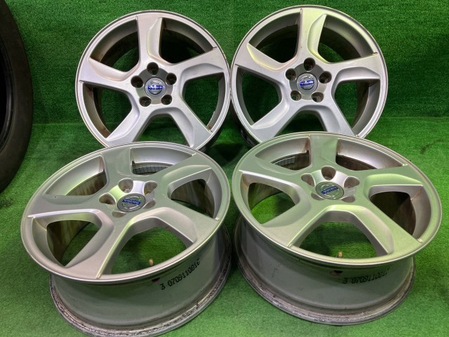 中古 ボルボ VOLVO 純正 ボルボV60 FB420 ホイール アルミ シルバー 17インチ 7J 5穴 4本 108 +50｜鈴木商会　店