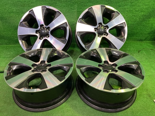 中古 スバル SUBARU 純正 XV GPE ホイール アルミ ブラポリ 17インチ 7J 5穴 4本 100 +48 28111-FJ090｜鈴木商会　店