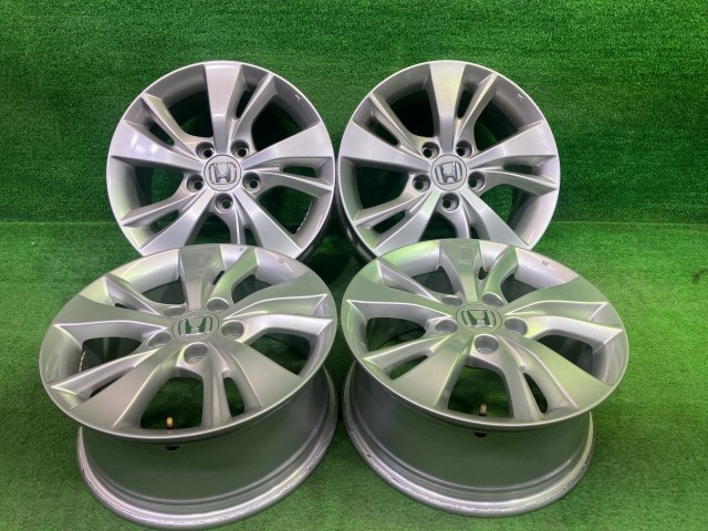 中古 ホンダ HONDA 純正 ヴェゼル ハイブリッド RU3 ホイール アルミ シルバー 16インチ 7J 5穴 4本 114.3 +55 42700-T7A-J92|鈴木商会 店