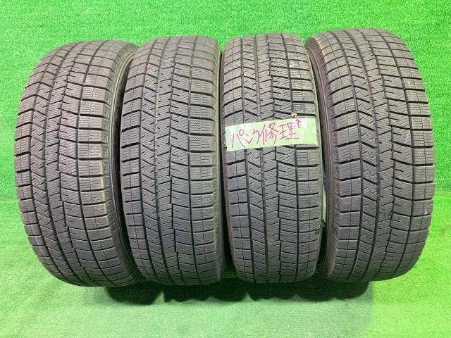 中古 DUNLOP ウィンター ダンロップ ウィンターマックスWM03 205/65R15 4本 8ミリ 2024年 1本パンク修理跡あり タイヤ 15インチ 冬|鈴木商会 店