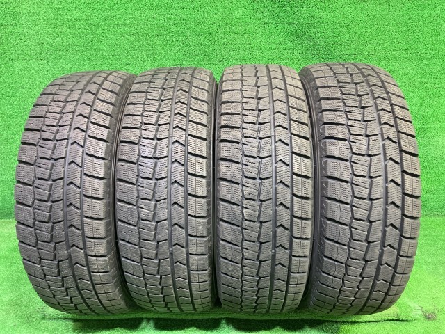 中古 DUNLOP ウィンター ダンロップ ウインターマックスWM02 195/65R15 4本 7ミリ 2023年 タイヤ 15インチ 冬|鈴木商会 店
