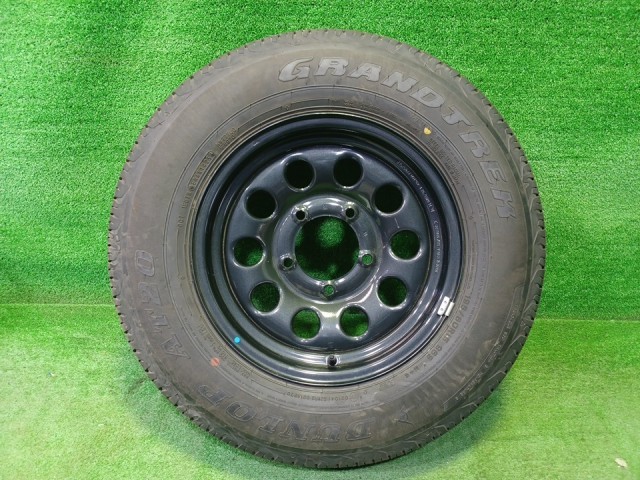 中古 ジムニーシエラ JB74W テンパータイヤ ダンロップ 15&times;5.5J,スチール,5穴,139.7 195/80R15｜鈴木商会　店