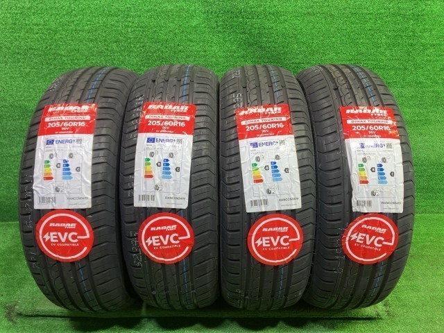 新品 radar サマー レーダー DIMAXTOURING 205/60R16 4本 6ミリ 2026年 新品未使用品 タイヤ 16インチ 夏｜鈴木商会　店