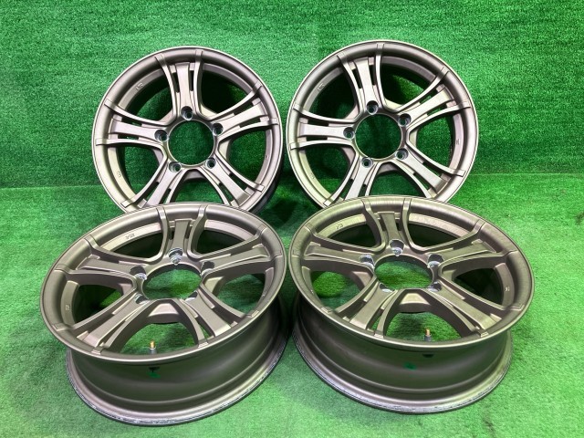 中古 社外 ジムニー ホイール アルミ ブロンズ 16インチ 5.5J 5穴 4本 139.7 +20｜鈴木商会　店