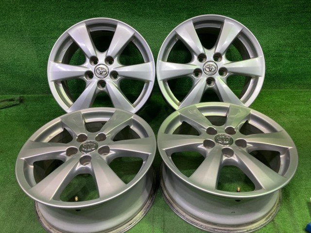 中古 トヨタ TOYOTA 純正 エスティマハイブリッド AHR20W ホイール アルミ シルバー 17インチ 7J 5穴 4本 114.3 +50 42611-28890｜鈴木商会　店 20,625円