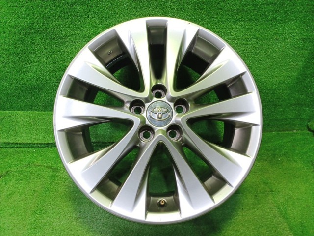 中古 トヨタ TOYOTA 純正 アルファード 1本 ホイール アルミ ハイグロス 18インチ 7.5J 5穴 1本 114.3 +45|鈴木商会 店