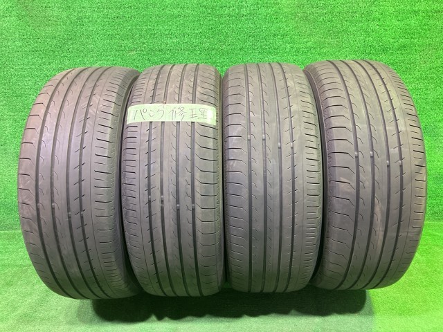 中古 YOKOHAMA サマー ヨコハマ ブルーアースRV RV03 225/55R18 4本 4ミリ 2023年 1本パンク修理有 タイヤ 18インチ 夏｜鈴木商会　店