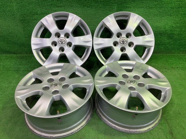 中古 トヨタ TOYOTA 純正 マークXジオ ANA15 ホイール アルミ シルバー 16インチ 6.5J 5穴 4本 114.3 +39 42611-72020｜鈴木商会　店
