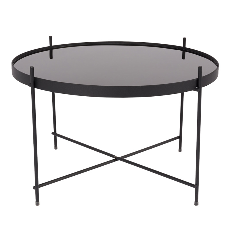 【楽天市場】Zuiver コーヒーテーブル ローテーブル ガラス 丸 ガラステーブル ブラック 北欧 おしゃれ センターテーブル 円形
