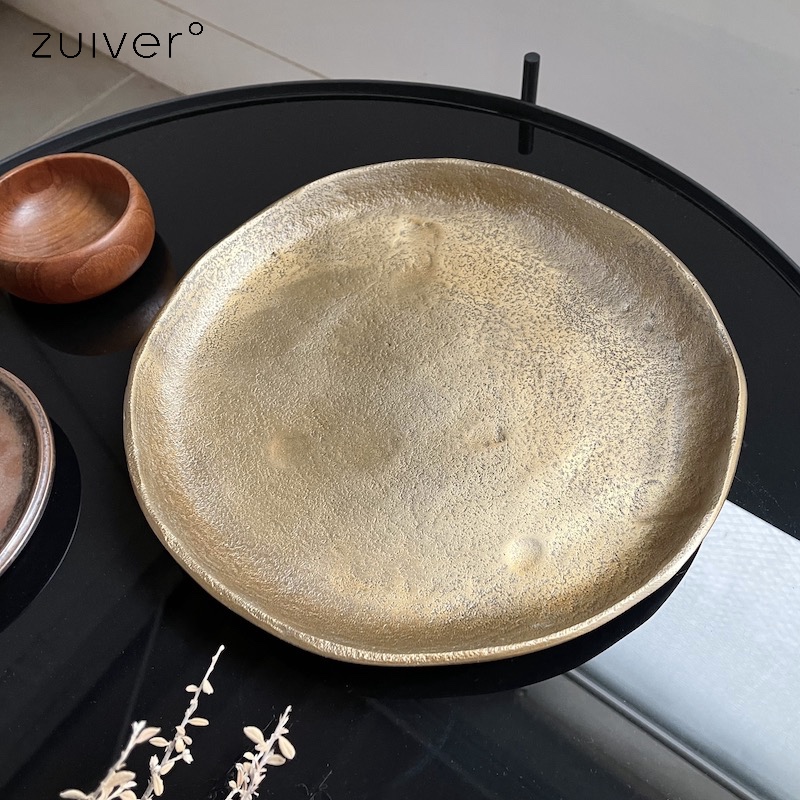 楽天市場】「真鍮トレイ φ30cm ゴールド/シルバー」直径30cm モロッコ