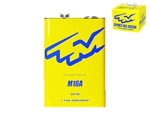 TM-SQUARE TMスクエア エンジンオイル M16A + オイルフィルター付き｜Tファクトリー店