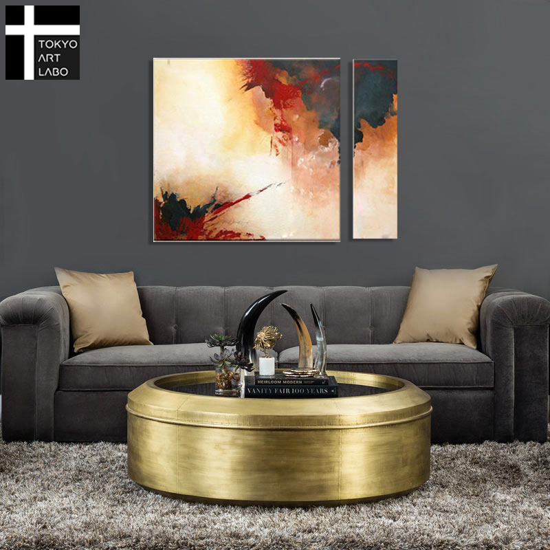 絵画 インテリア モダン アート 玄関 エントランス ホール ホテル オフィス モデルハウス モノトーン 白黒 80cmx80cm 80cmxcm 各1枚 2枚組 抽象画 Tbset Com