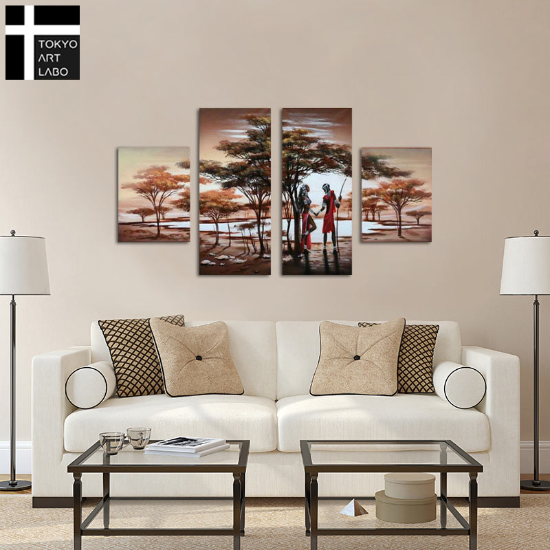 国内廃番 絵画 風景 象 壁掛け 絵 おしゃれ インテリア リビング Love Nature7 4枚組 数量限定特価即納可能 Pnlp Sn