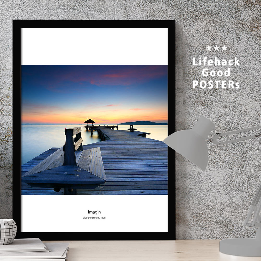 A3フレーム付きポスター　風景画　海の景色　オリジナルフォト　インテリア 楽天市場】海の風景アートポスター リラックスできるおしゃれな