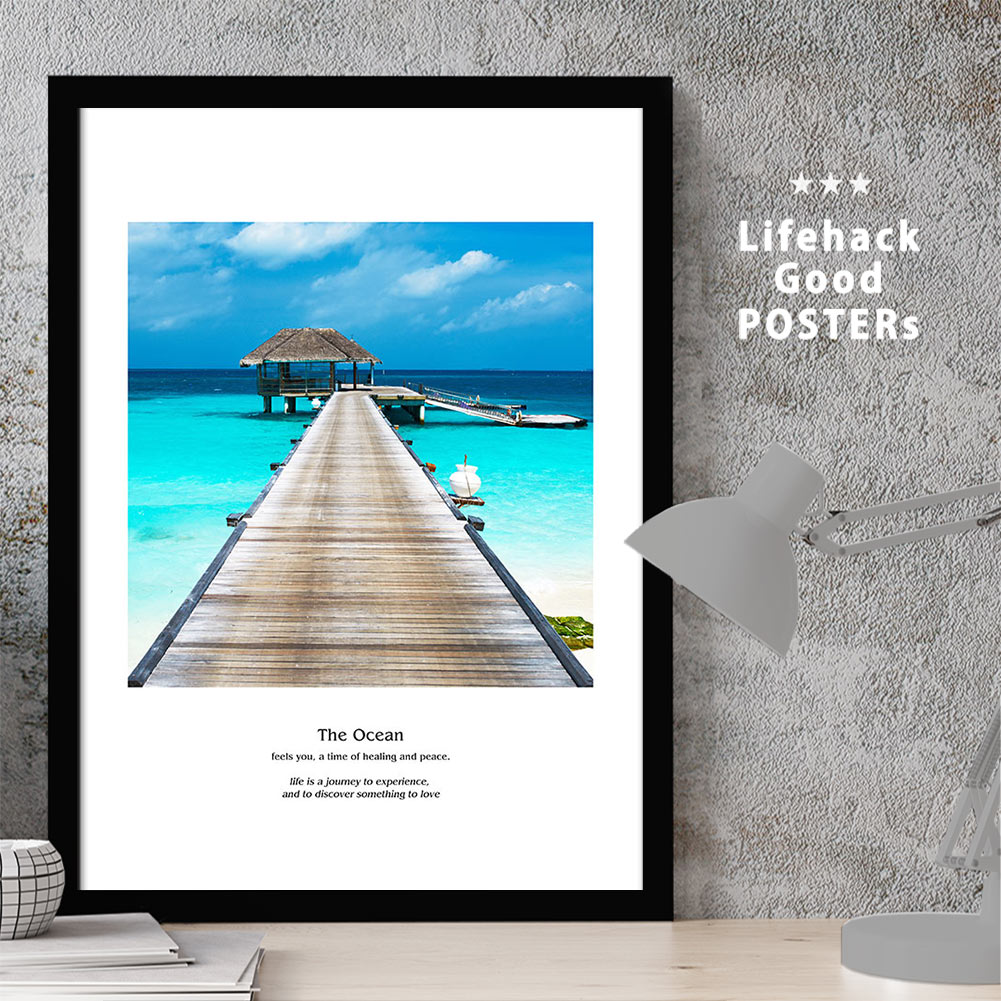 楽天市場】絵画 波の絵 Goes Windy 40×30cm 青い 海 アートパネル 青