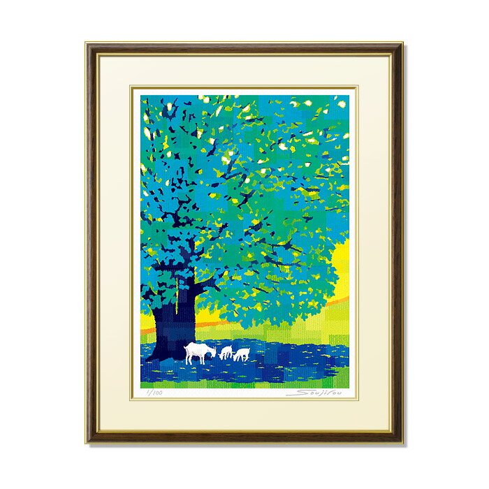 楽天市場】絵画 インテリア 壁掛け 額入り 額絵【桜吹雪(さくら