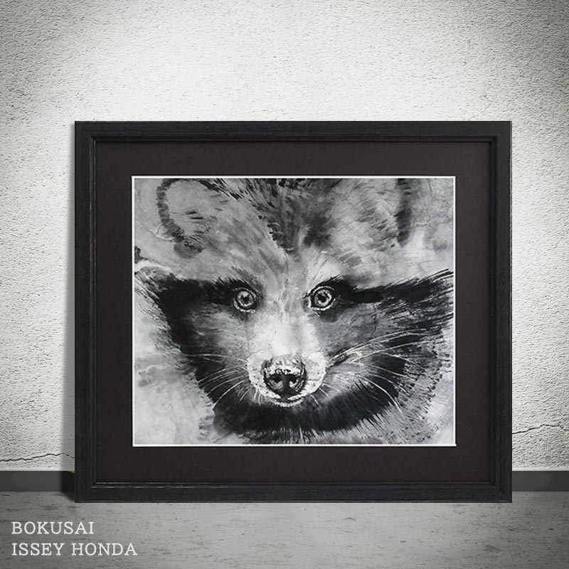 【値下げ】墨アート　‘’均衡‘’(10%OFF※12/31迄) 楽天市場】【BLACK FRIDAY限定クーポン】 墨絵の躍動表現・般若面 本田