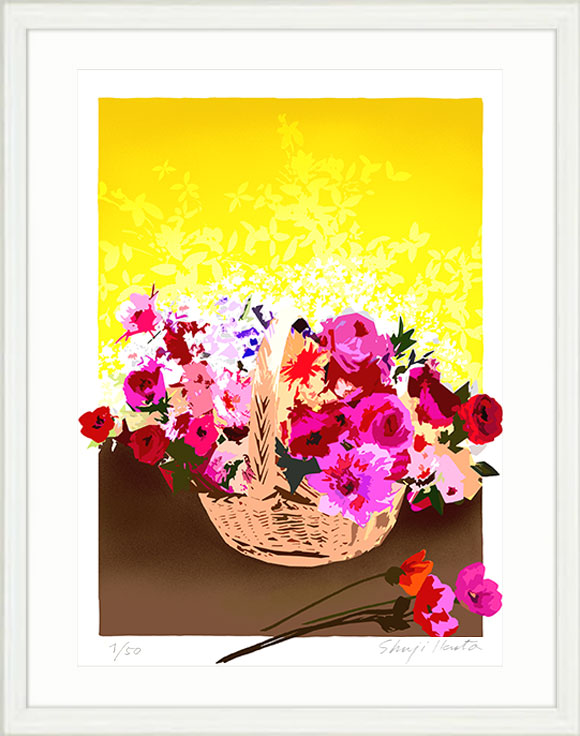 絵画 風水 インテリア 額入り Corbeille De Fleurs 花籠 壁掛け 絵 花の絵 壁飾り おしゃれ 玄関 受付 レストラン リビング 飾る 額絵 アートポスター フレンチ モダン 版画 Prescriptionpillsonline Is